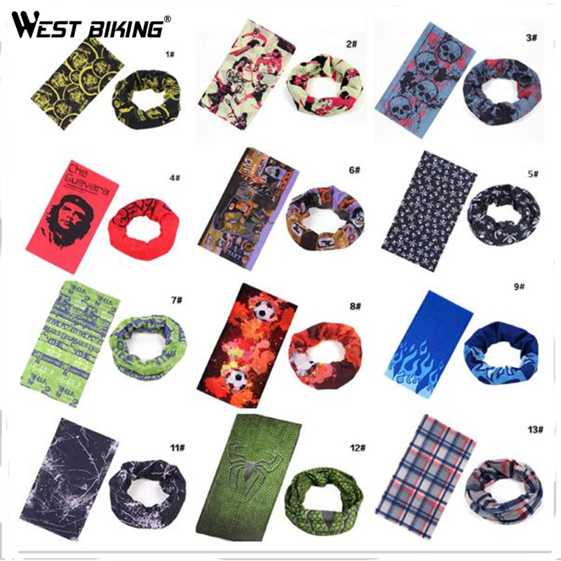 Бесшовные банданы для езды на велосипеде маска с черепом и влагоотводом магии