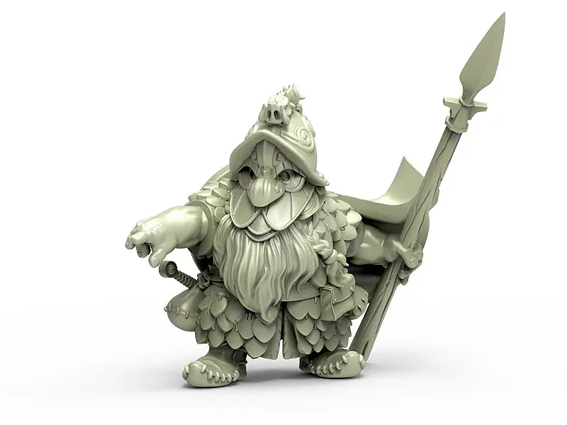 [Loong Way Miniatures] долговечная краска чугунная ворона Железный воин 32 мм полимерная