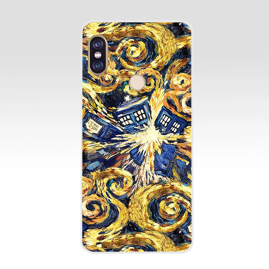 Мягкий Силиконовый ТПУ чехол 257AQ Van Gogh Tardis для телефона xiaomi redmi 6 pro note 5 plus 4 4x mi