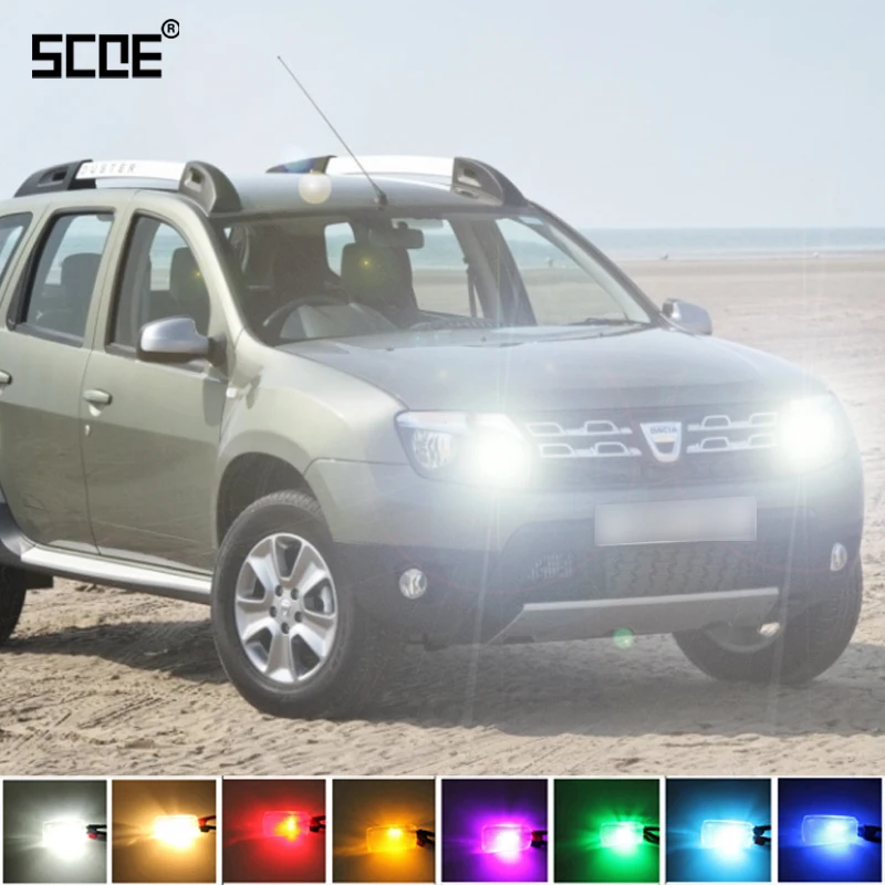 

SCOE для Dacia Duster новый высококачественный 2X 30SMD светодиодный передний паркосветильник дневное время хосветильник свет DRL Стайлинг автомобиля ...