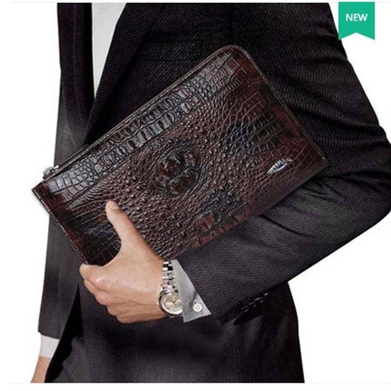Новая мужская сумка yuanyu из крокодиловой кожи сумка-клатч |