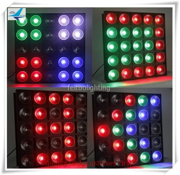 8pcs/lot 5x5 25x30w led rgbw Beam Blinder Light Matrix LED light | Лампы и освещение