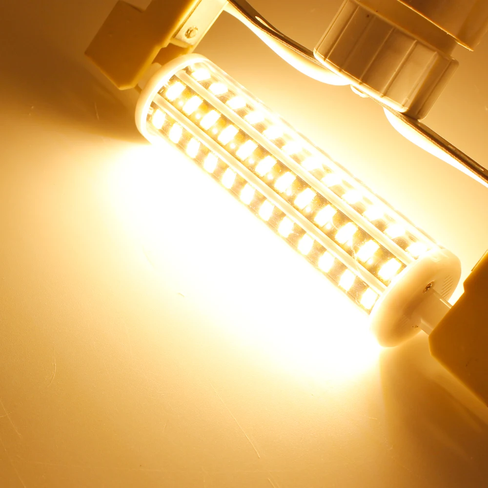 1 шт. R7S Светодиодная лампа кукуруза SMD5730 диммируемая 78 мм 118 135 189 SMD светильник 8 Вт
