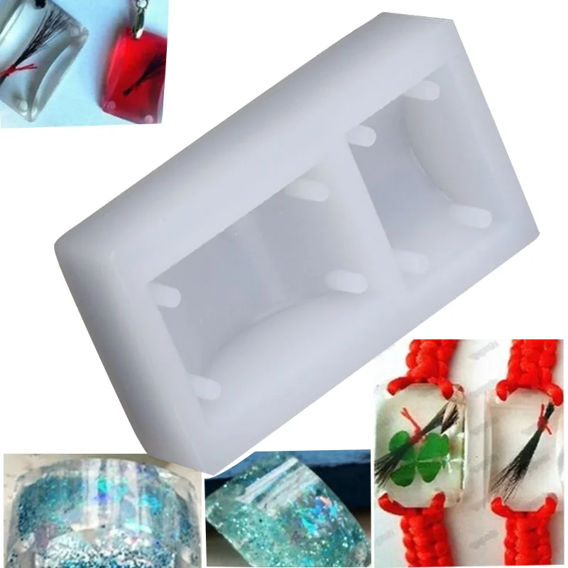 Новинка прямоугольная силиконовая форма сделай сам для изготовления браслетов и