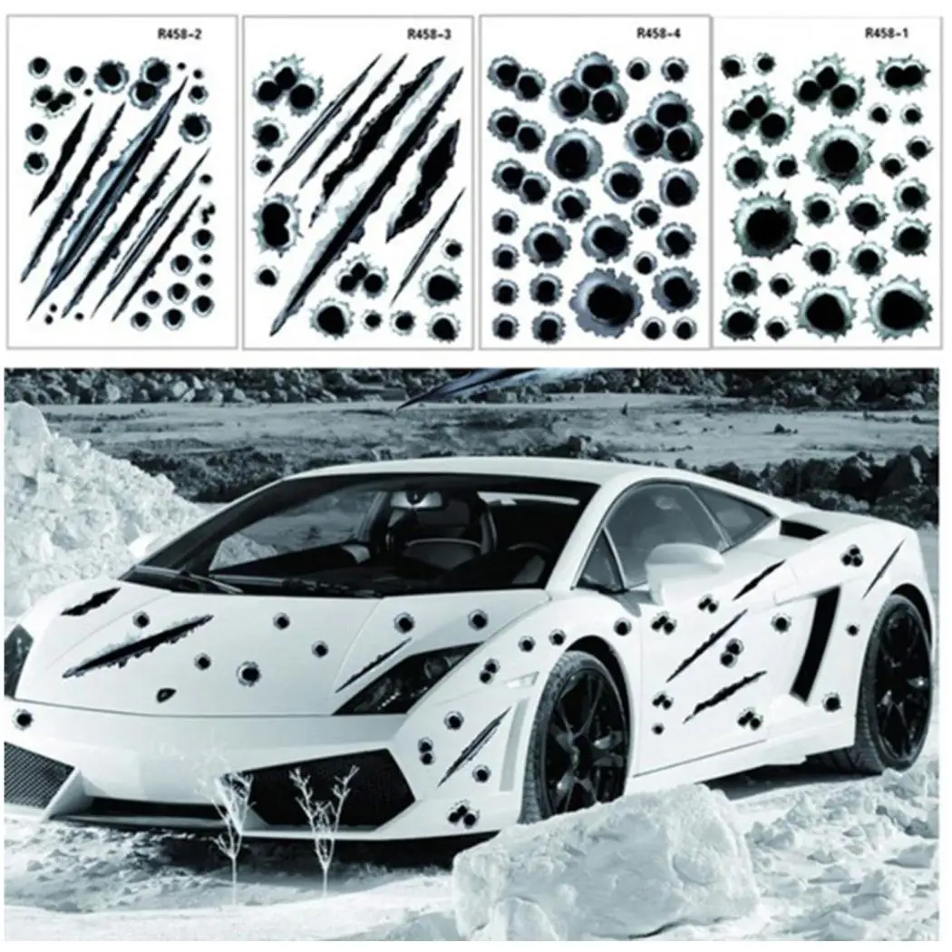 1 шт. 29 5x21 см наклейки для автомобиля 3D наклейка на отверстие автомобиль чехлы