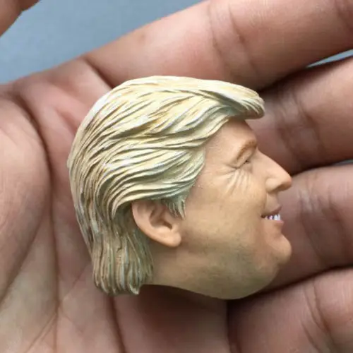Изготовленная на заказ голова Дональда Трампа из 1/6 пота для 12-дюймовых
