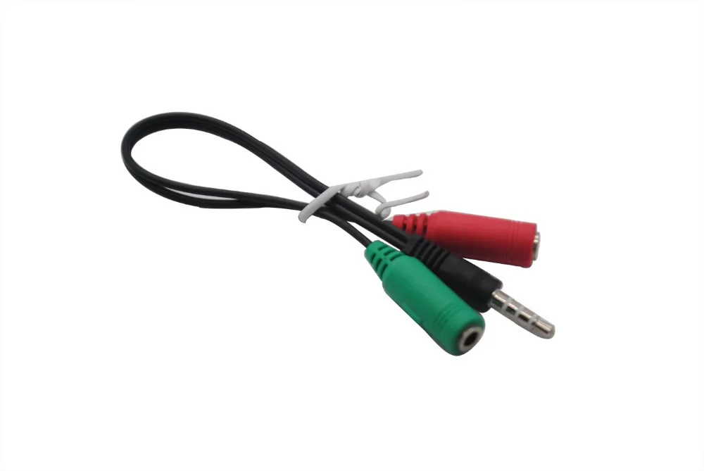 3 5 мм стерео наушники аудио сплиттер Y Расширение микрофон расширения адаптер