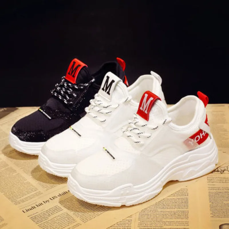 Женская обувь Новинка весны 2020 года Модная женская повседневная на шнуровке