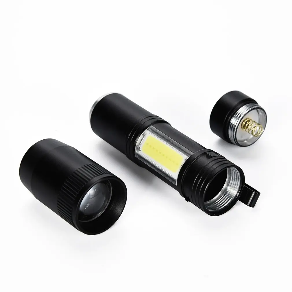 E58 SMD lamp beads + XPE two hand-held portable telescopic flashlight powerful convenient to carry | Лампы и освещение