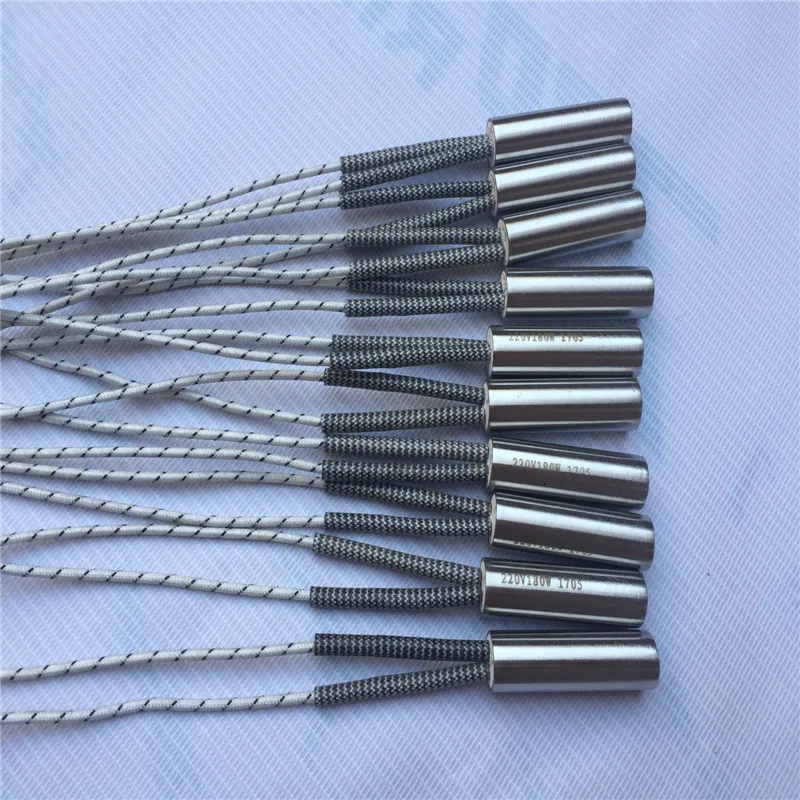 Электрический нагреватель картридж dia.12x70mm 220v250w длина кабеля 800 мм | Обустройство