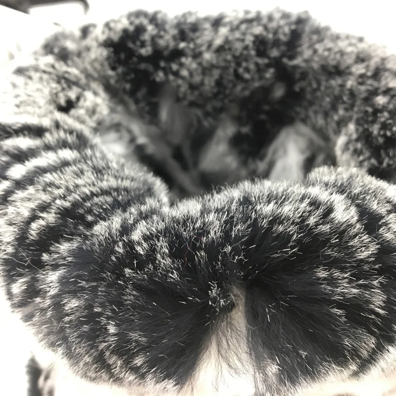 Модное пальто с мехом для девочек шарф женская зимняя обувь из натурального меха