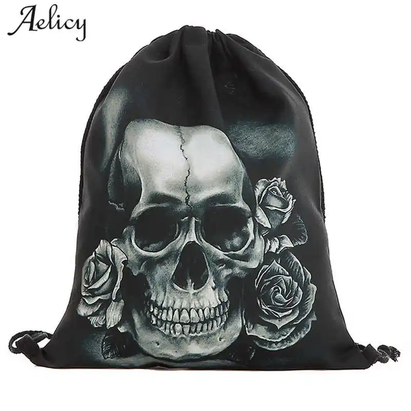 Aelicy новый рюкзак с 3D принтом женские сумки рюкзаки на шнурке спортивная сумка