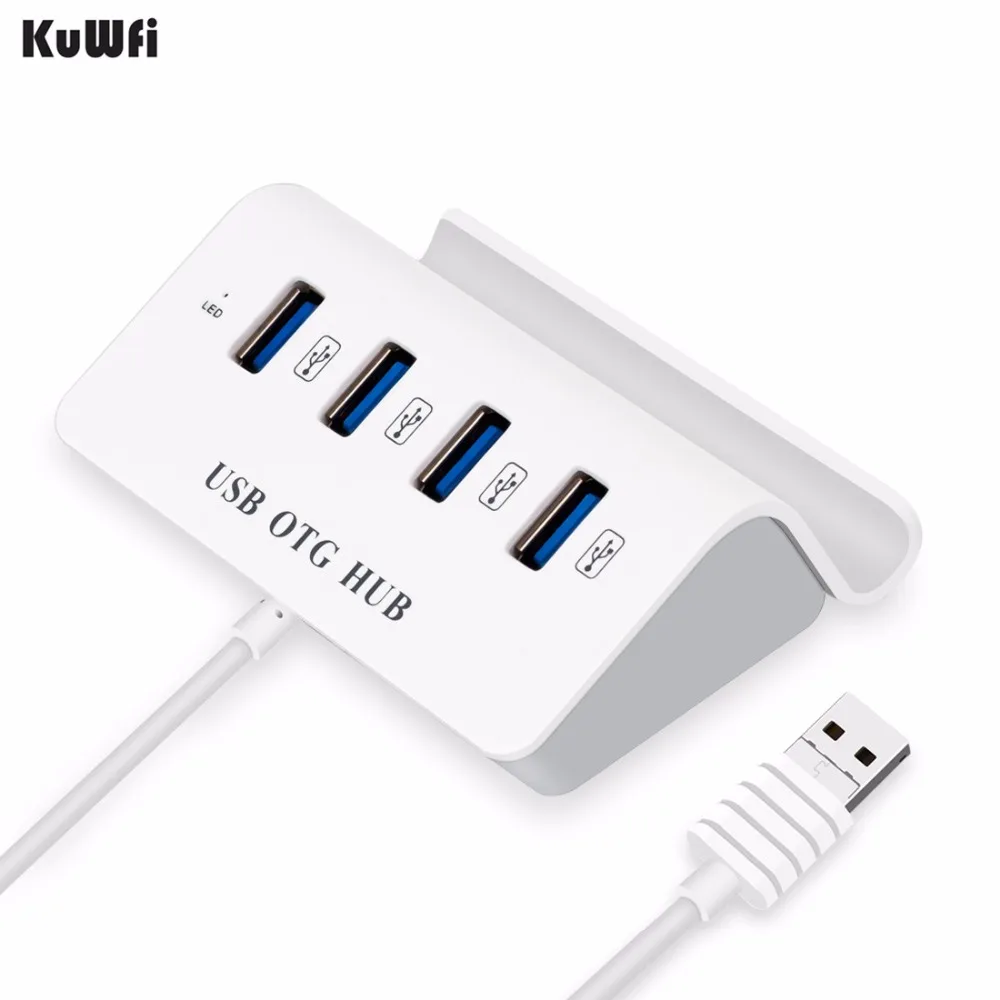 4 Порты и разъёмы Micro usb хаб высокого Скорость OTG Мульти USB разветвитель для