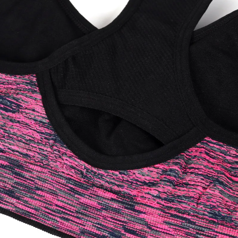 S-XL Быстросохнущий Спортивный бюстгальтер женский для йоги Fintness Мягкий Бесшовный