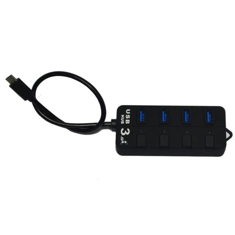 Бесплатная доставка 4 портовый кнопочный переключатель 3 1 типа C концентратор USB 0