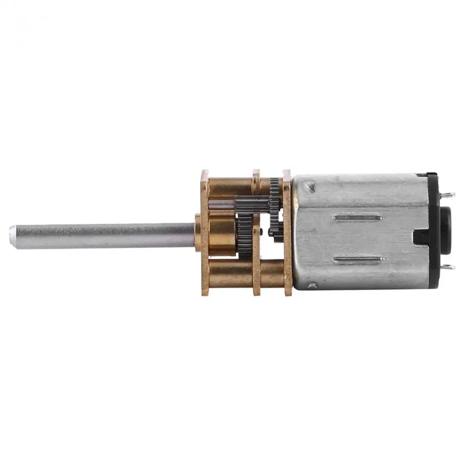 VBESTLIFE DC 12V Мотор редуктор с длинным выходным валом 100 об/мин~ 2000 об/мин мини мотор-редуктор Электрический ящик с зубчатым колесом
