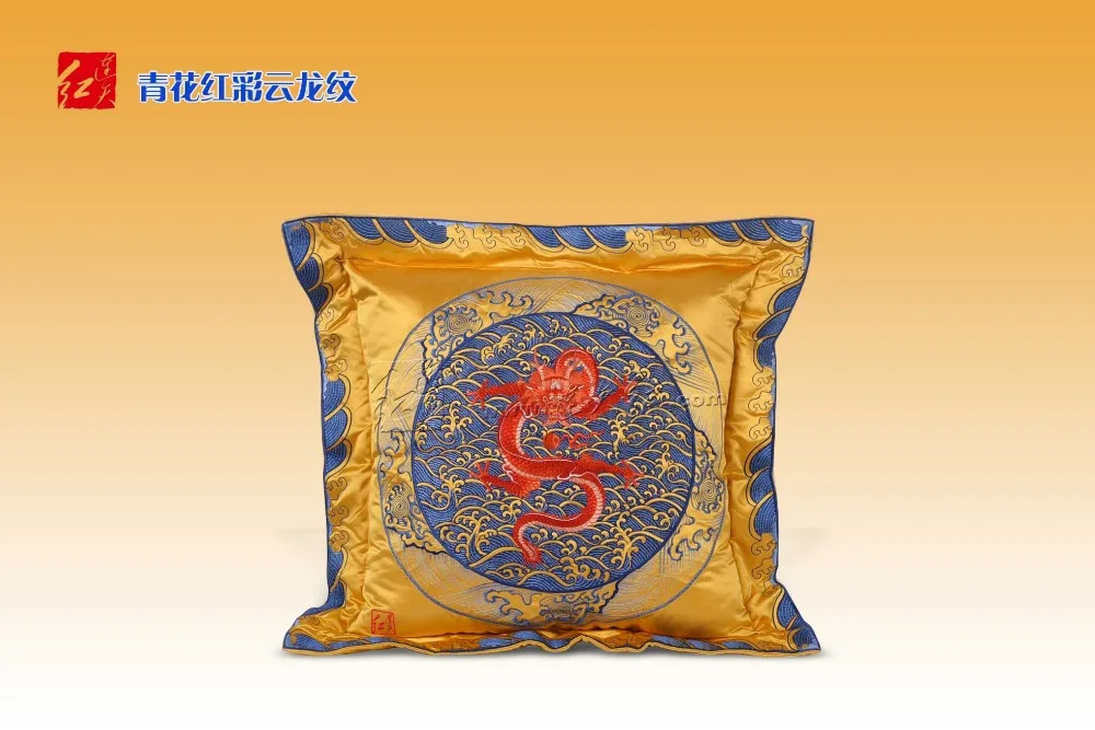 Наполнитель из 100% шелка подушка для гостиной Китайская классическая радостная
