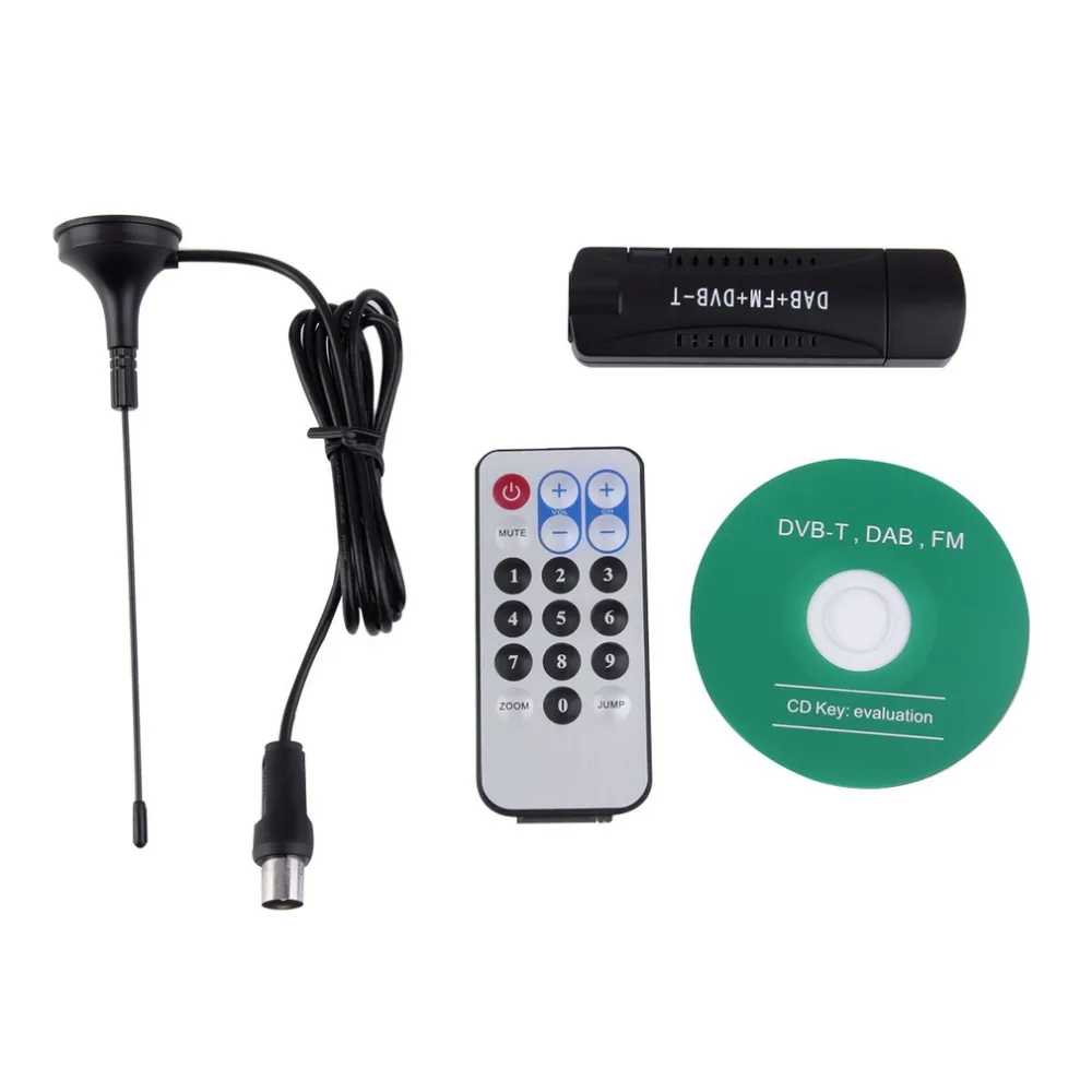 Черный E4000 R820T цифровой DVB-TE4000 USB DVB-T + RTL-SDR Realtek RTL2832U тюнер | Электроника