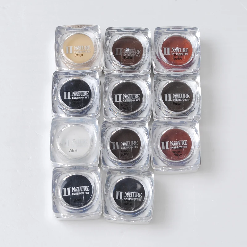 Чернила для перманентного макияжа чернила татуажа бровей 2 шт. Азиатский кофе