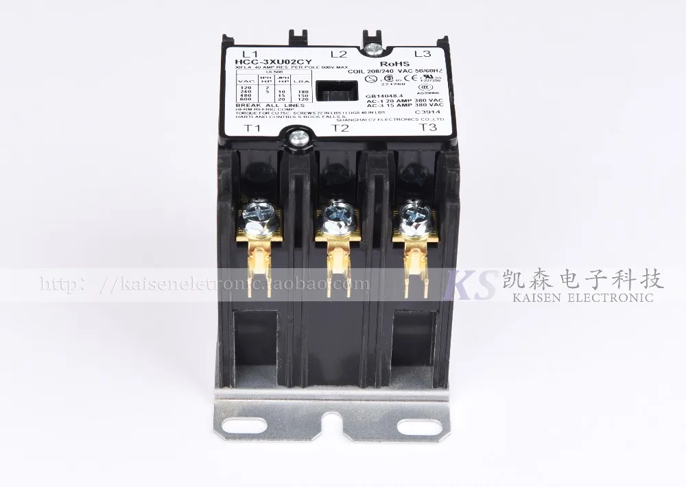 208 V 240 30A HCC 3XU02CY 50 HZ/60 HZ Американский трехфазный контактор переменного