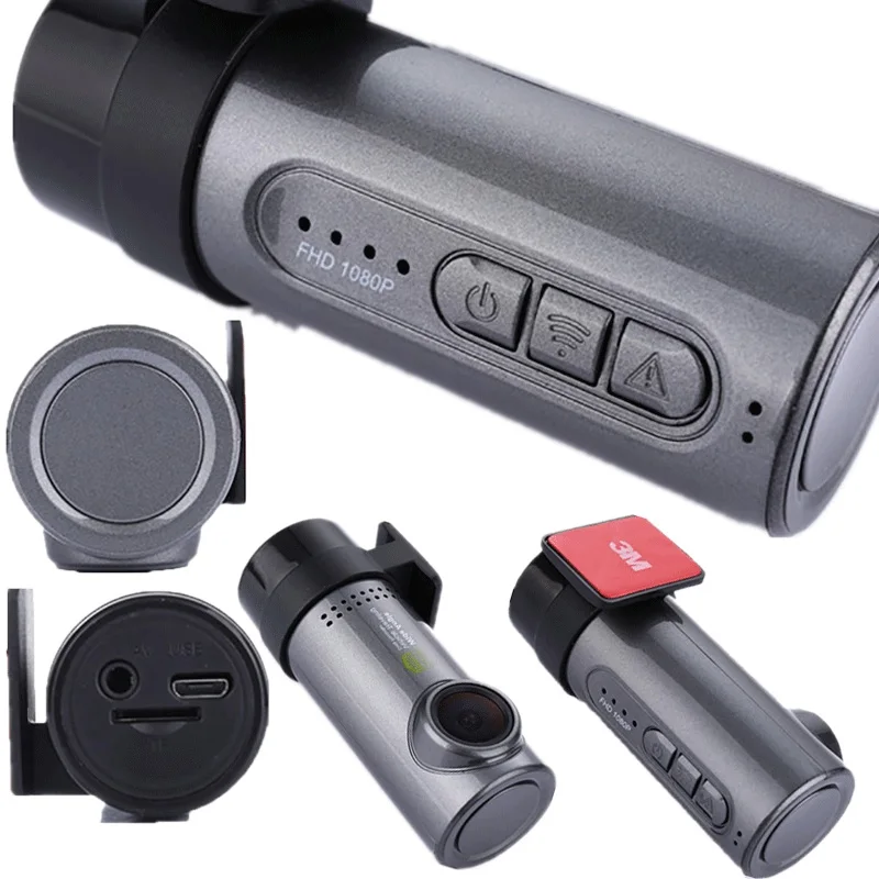 Смарт WiFi DVR Cam 170 градусов беспроводной Автомобильный видеорегистратор 1080P Full HD