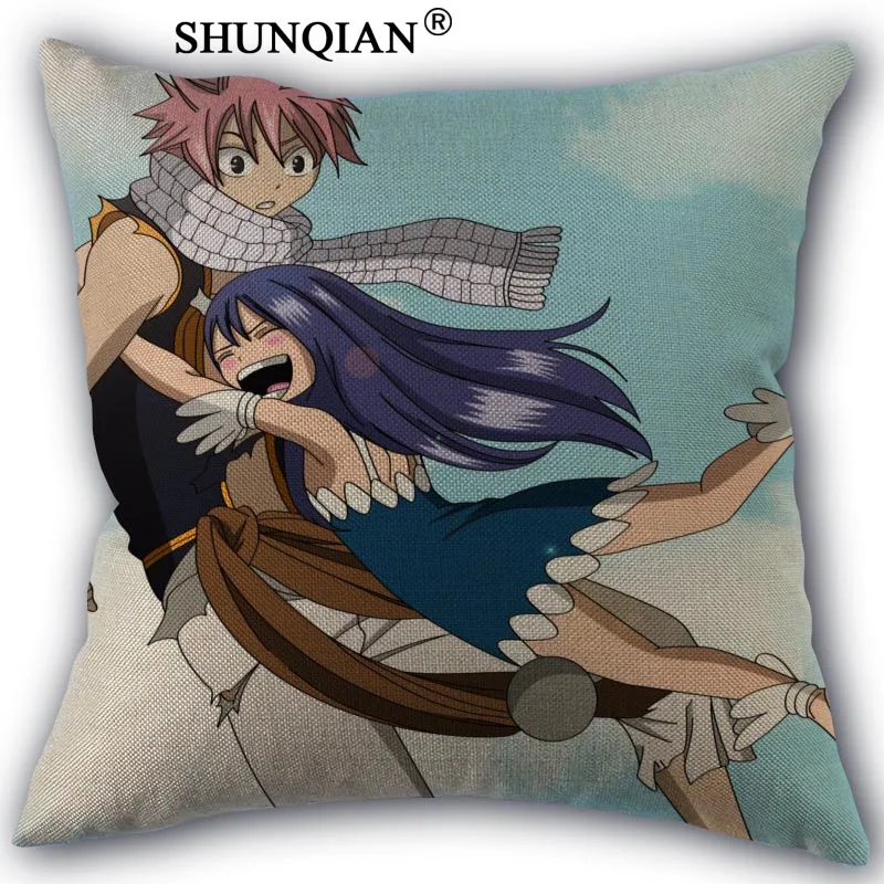 Pillow Cover Изготовленная на заказ накидка для подушки, fairy tail домашний текстиль площадь размером 45*45 см декоративное хлопковое белье Наволочка - Цвет: Pillow Cover