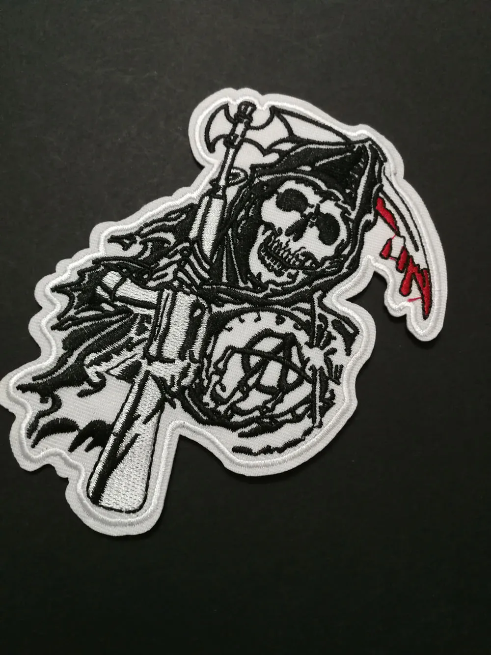 10 шт./лот нашивки для жилета куртки анархии значки наклейка железная аппликация