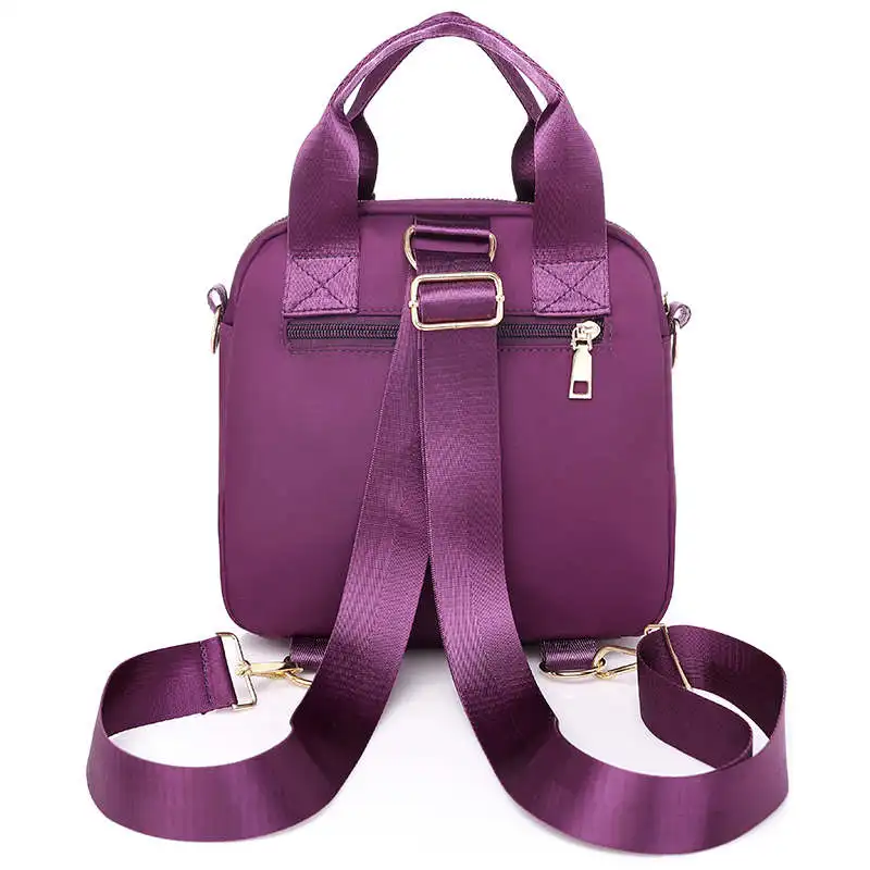 High Quality Waterproof Nylon Women Backpack Female Small Bagpack for Teenager Girl Multifunction Multi-pocket Backpacks | Багаж и сумки