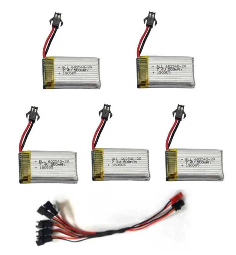 H8C DFD F183 F182 RC Квадрокоптер запасная часть 7 4 V 500mAh батарея|spare part|battery 7.4v 500mahdfd f183 |