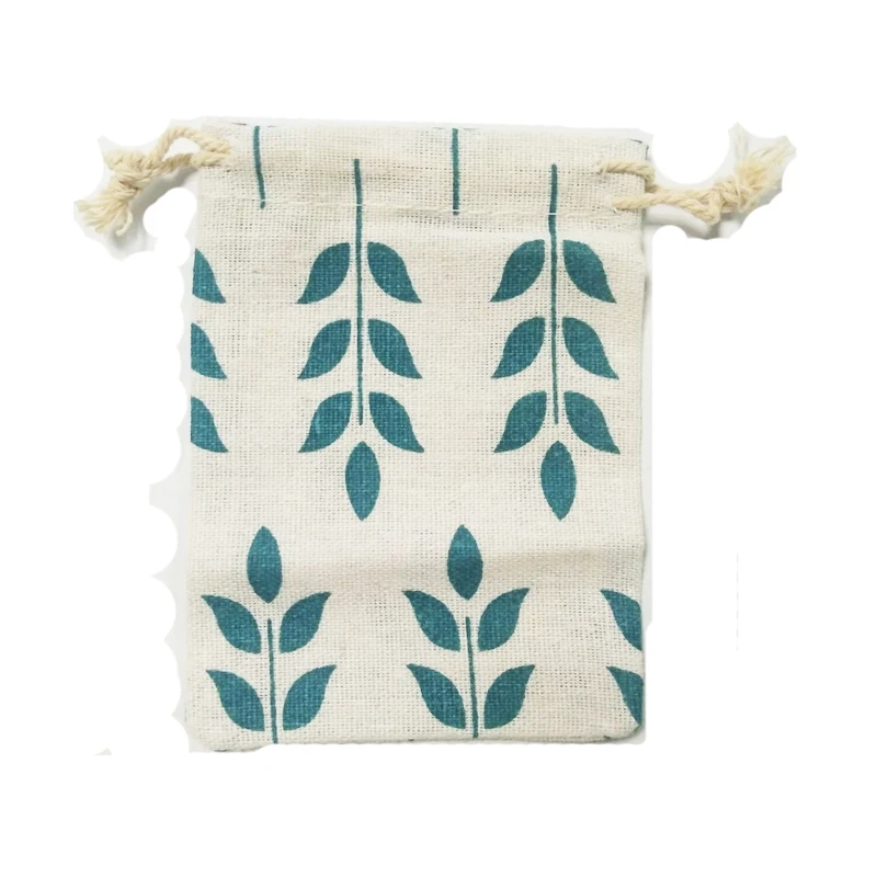 10 шт./лот маленькие сумки из хлопка 9x12 см Свадебные сувениры Drawstring Подарочная