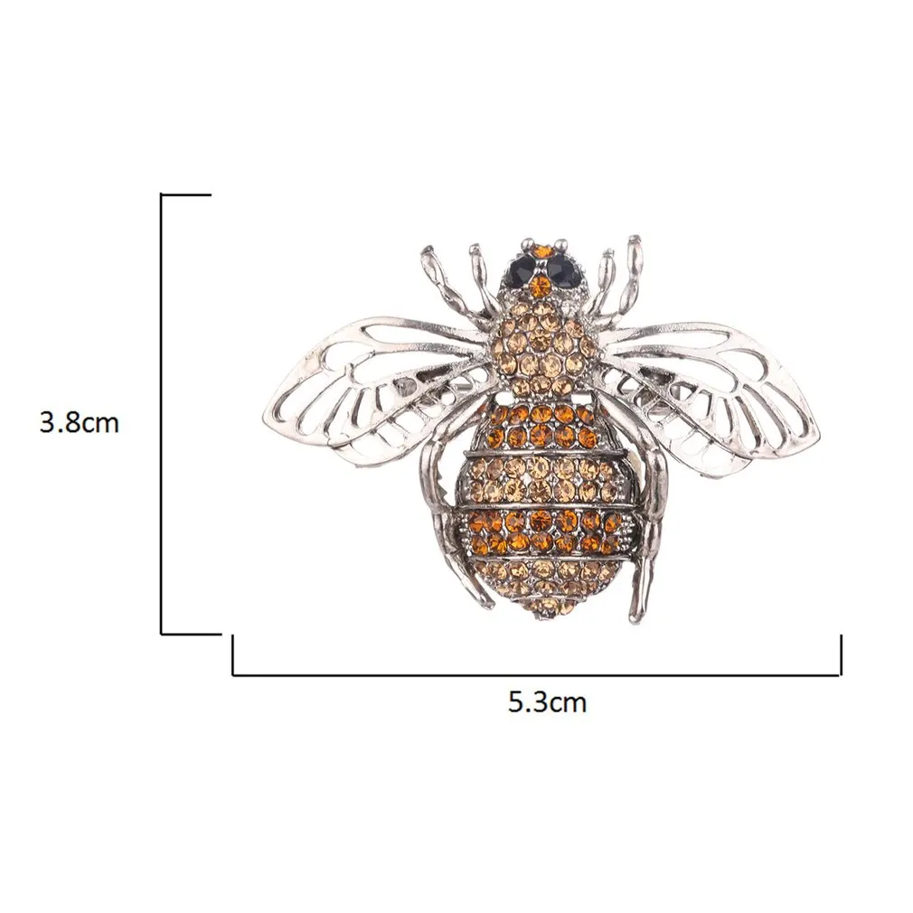 Брошь в виде пчелы брошь из сплава Рождественский Jingle Pin ювелирный подарок для