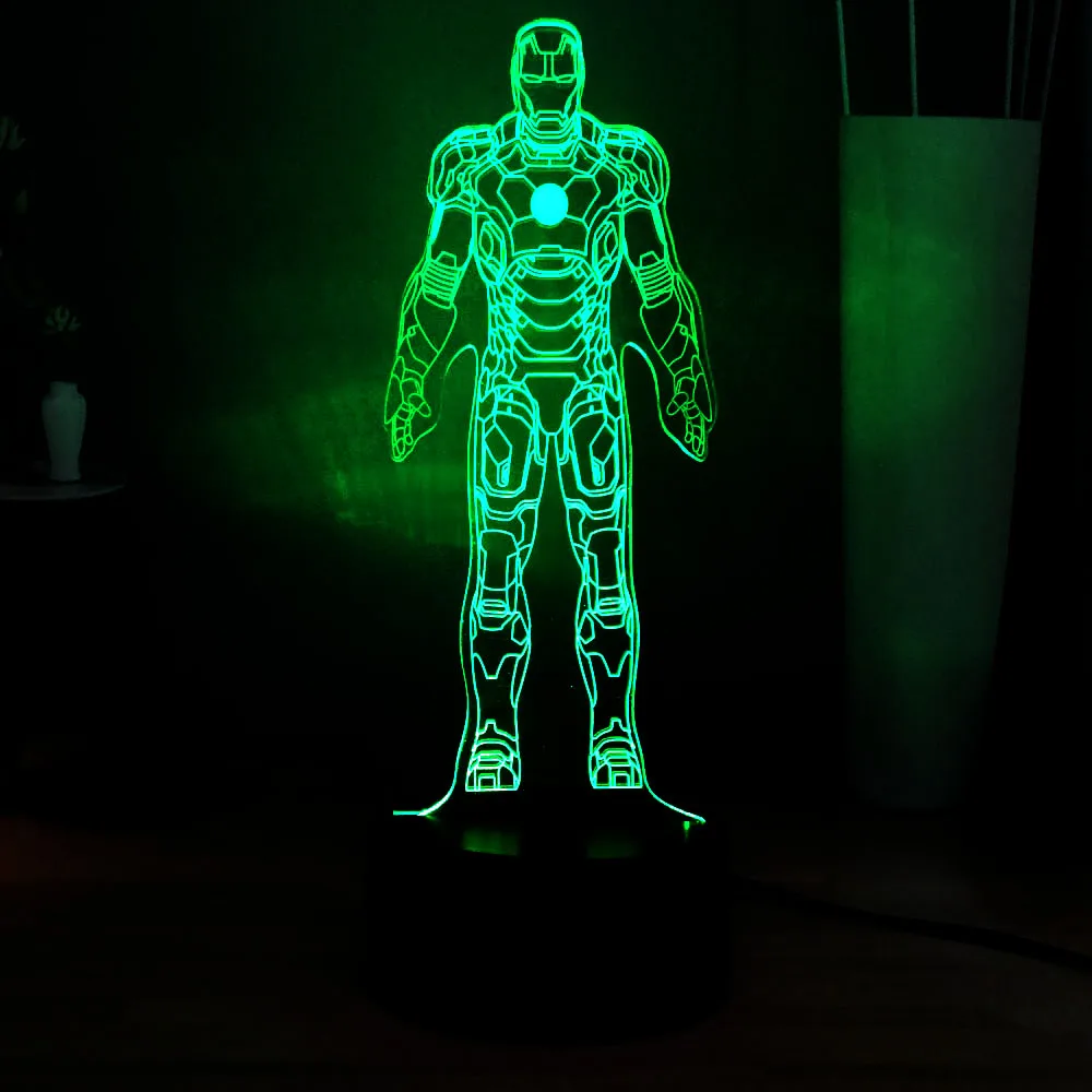 Новый 3D мультфильм сенсорный пульт дистанционного управления 7 цветов изменить