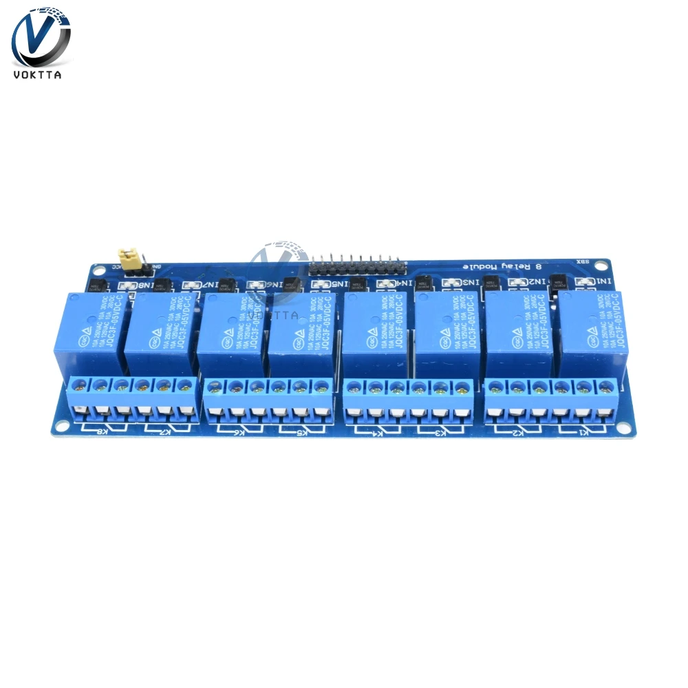 Реле 5 в 8 канальный таймер релейный модуль щит с оптроном для Arduino ARM PIC AVR DSP Diy MCU