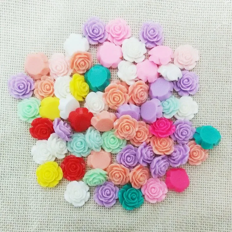 Кабошоны с цветами из смолы кабошоны плоским основанием без отверстий наклейки