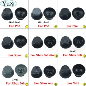 YuXi 2 шт. для XBOX 360one аналоговая зеркальная крышка для Sony PlayStation 34 PS3 PS4 Pro для контроллера WII