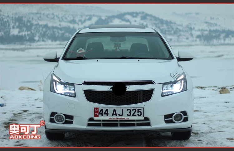 AKD автомобильный Стайлинг Головной фонарь для Chevrolet Cruze светодиодный налобный фонарь 2009- Audi-Design светодиодный DRL Hid Bi Xenon автомобильные аксессуары
