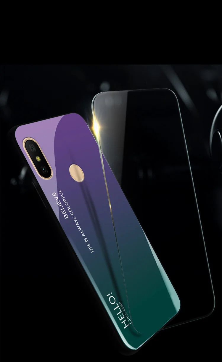 Gradient Case for coque Xiaomi Mi A2 A1 6X 5X Lite /Redmi Note 5 Pro Cover fundas | Мобильные телефоны и аксессуары