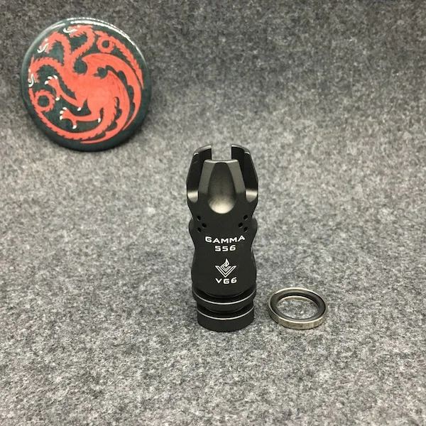 Полностью Металлическая 14 мм CCW нить отрицательная гамма EPSILON 556 VG6 Flash Hider для страйкбола Gen9 J9 водный гель шар бластер AEG