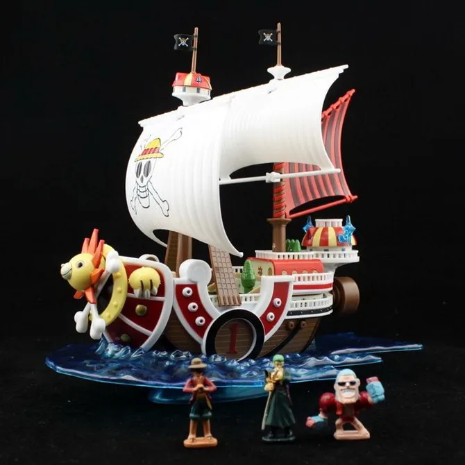 Аниме поп one piece фигурка 25 см тысяча, солнечный корабль лодка модель пиратского корабля ПВХ фигурка, Игрушечная модель коллекция подарок