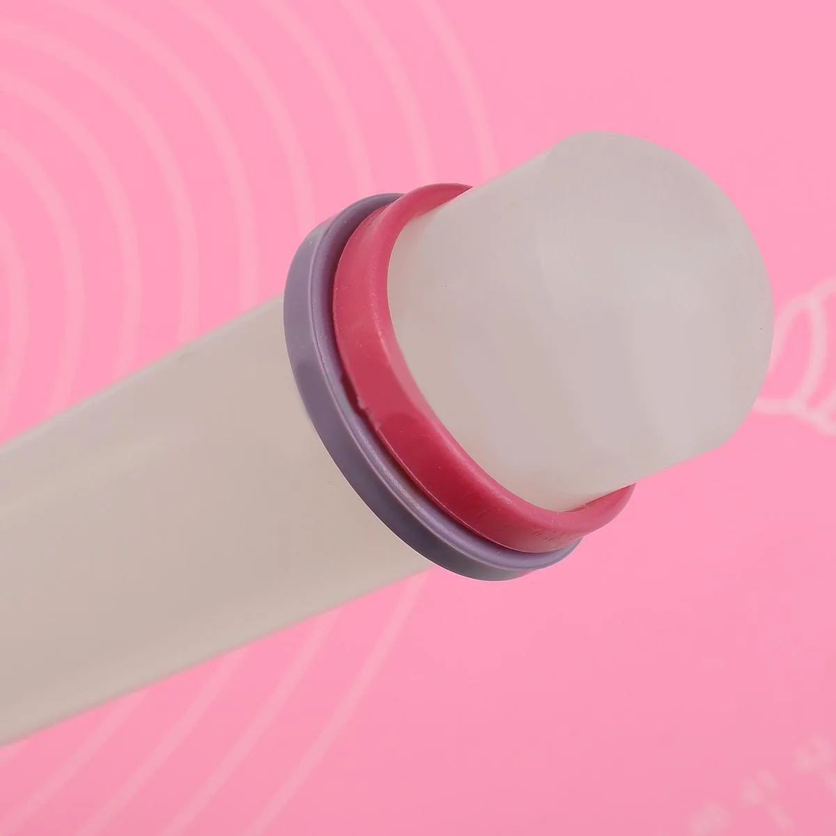 Антипригарный силиконовый коврик для выпечки с измерением + скалка