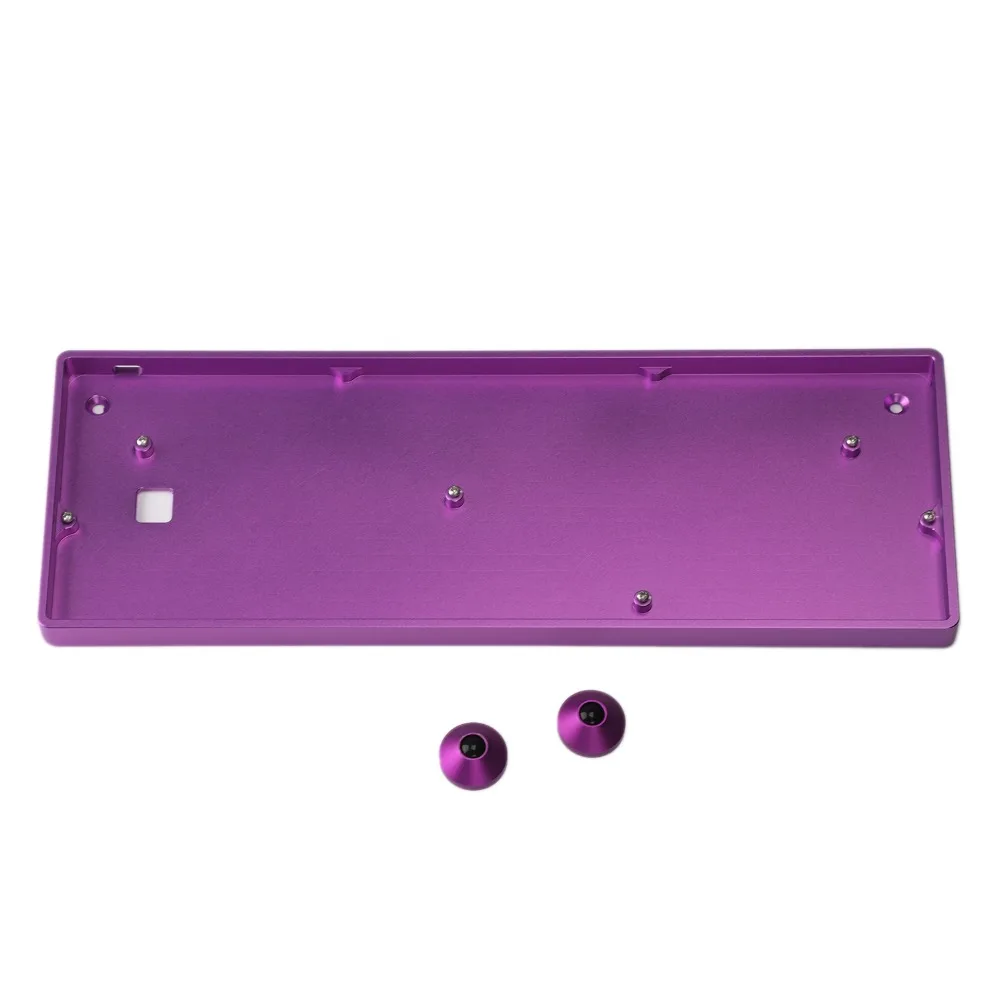 Индивидуальные 60 64 Minila DIY Kit алюминиевый чехол с ЧПУ пластина типа C PCB для 60% 64 ANSI ISO механическая клавиатура