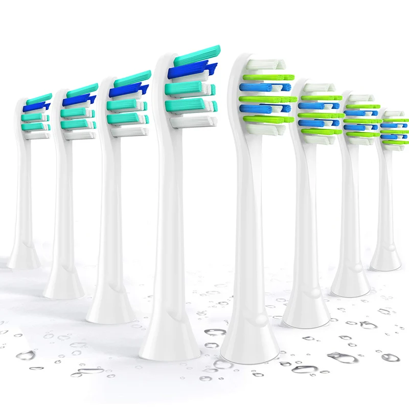 4 шт. для Philips электрическая зубная щетка Sonicare головки FlexCare DiamondClean InterCare ProResult Gum Health HX6064 HX6930 HX9340