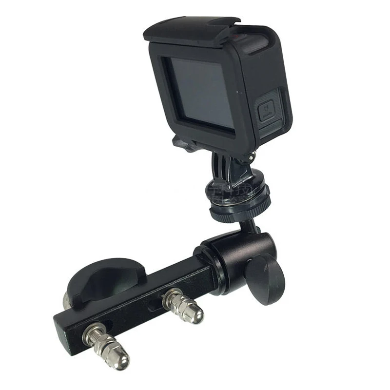 Кронштейн для крепления на руль мотоцикла скутера и экшн камеры GoPro Hero 9/8/7/6/5 SJCAM Sony