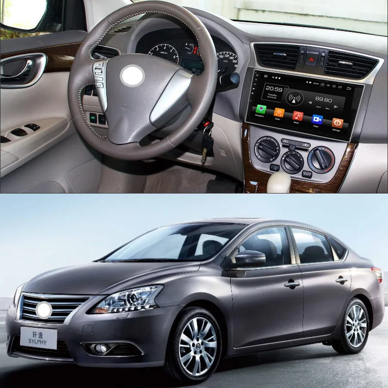 Navirider Android 9,0 автомобильный Радио плеер для Nissan Sylphy Sentra 2012 Автомобильный gps головное устройство мультимедийная Поддержка камеры и рулевого управления