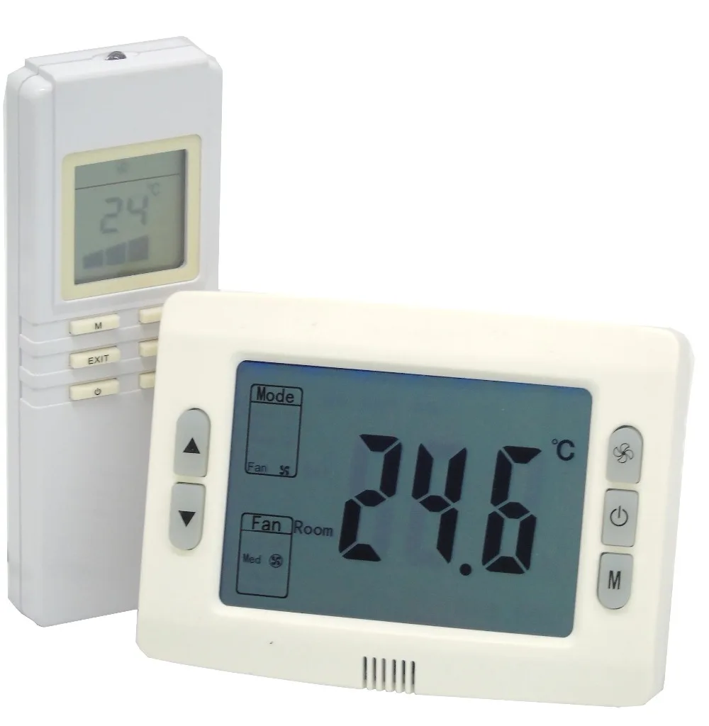 Термостат дистанционного управления вентиляторной катушкой регулятор с 2