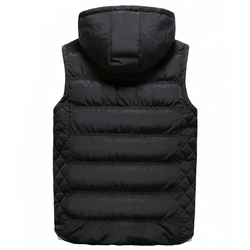 Куртка без рукавов жилет Для мужчин хлопок теплый отдыха пальто осень-зима Новое