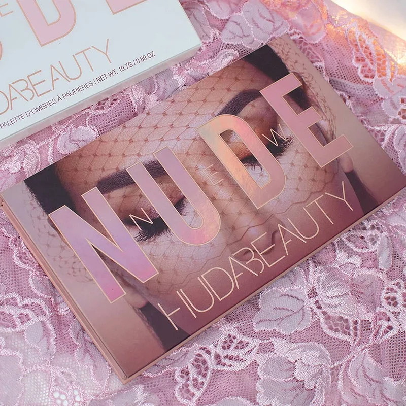 Палитра теней Hudas Beauty Nude профессиональные натуральные матовые тени для век