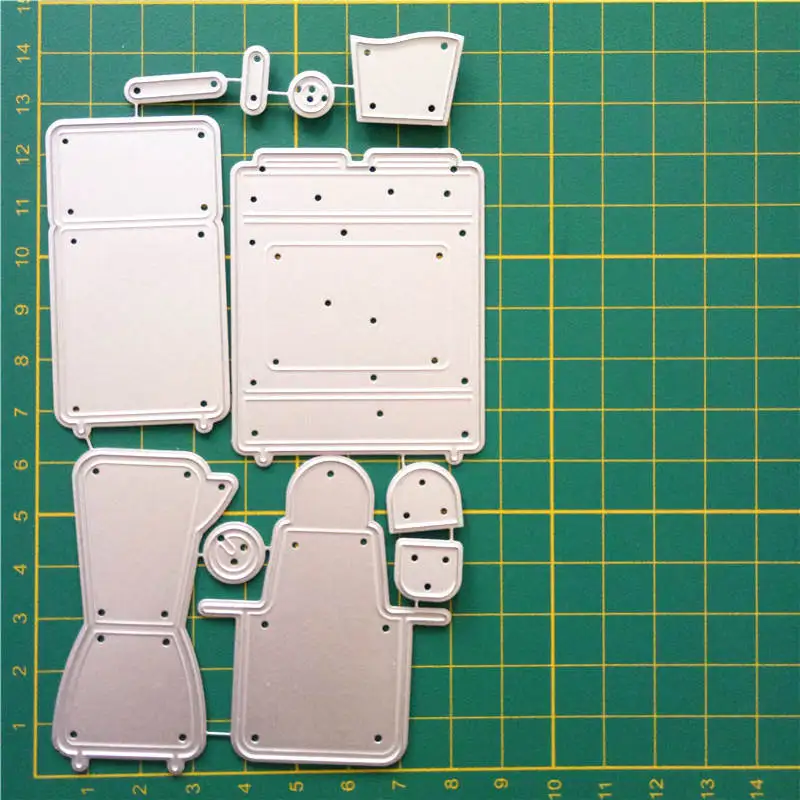 4 шт. кухонная посуда для напитков штампы резки металла DIY скрапбук ручная работа