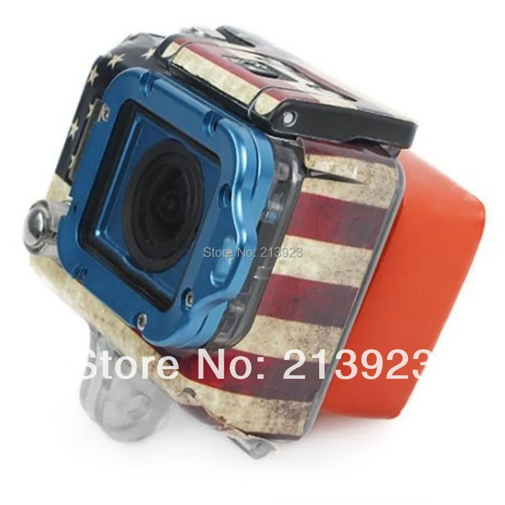 Новый поплавок с красными поплавками 3 м клеящими кранами для камеры GoPro Hero 1 2