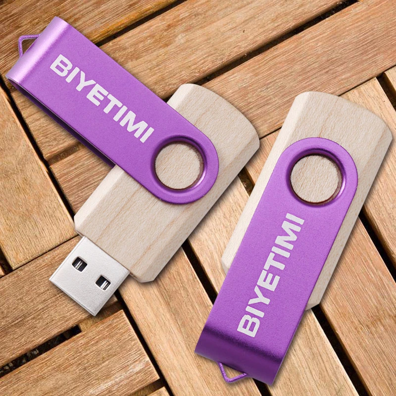 Biyetimi Usb Flash Drive реальная Ёмкость деревянный 4 GB 8 16 32 ГБ памяти Stick 2 0 флешки флэш